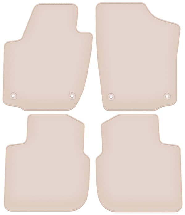 Bilmåtter PREMIUM beige til Seat Toledo IV sedan 2012-