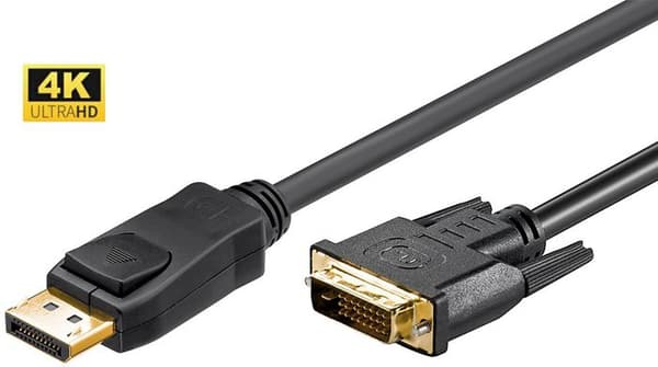 MicroConnect DisplayPort 1.2 - DVI-D -kaapeli 5m