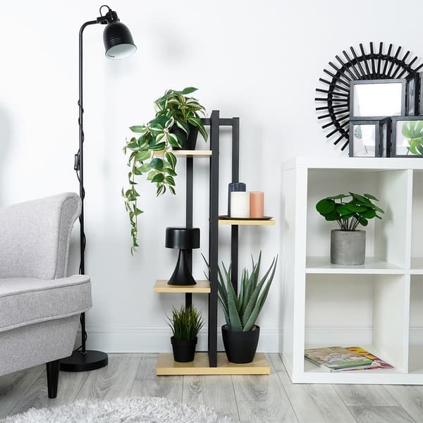 Metallblomsterställ 4-nivå 93 cm