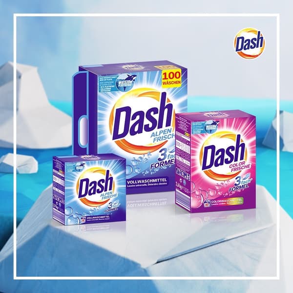 DASH Color Frische 3in1 pesukapselit 18 kpl