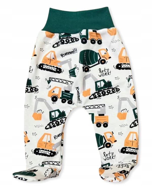 Green Koparka 92 korta pojkshorts tryckfria