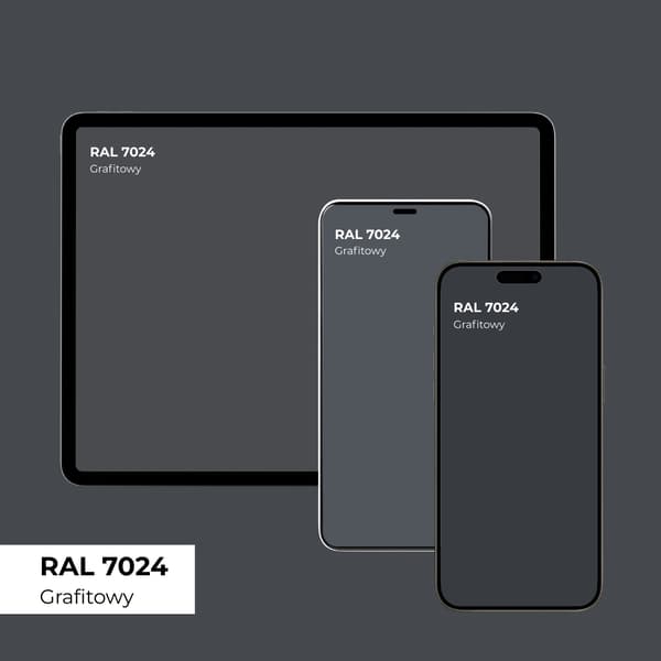 Maling til køkkenskabsfronter graffit RAL7024 semi-mat 2,5L