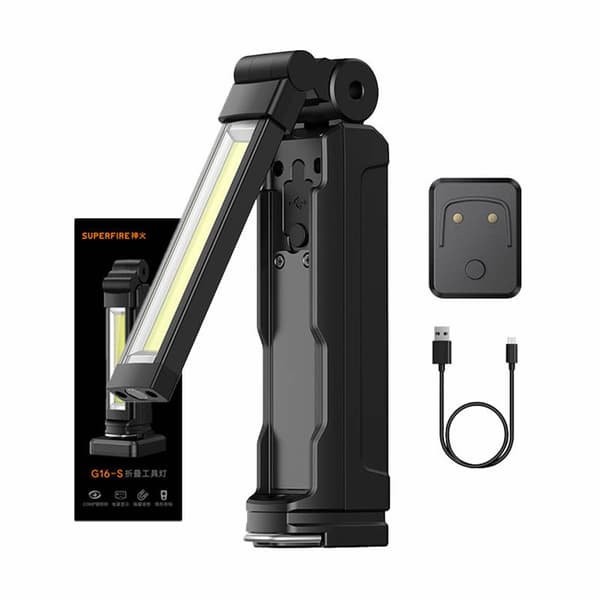 Superfire G16-S multifunktionslommelygte, 800 lm, USB-C