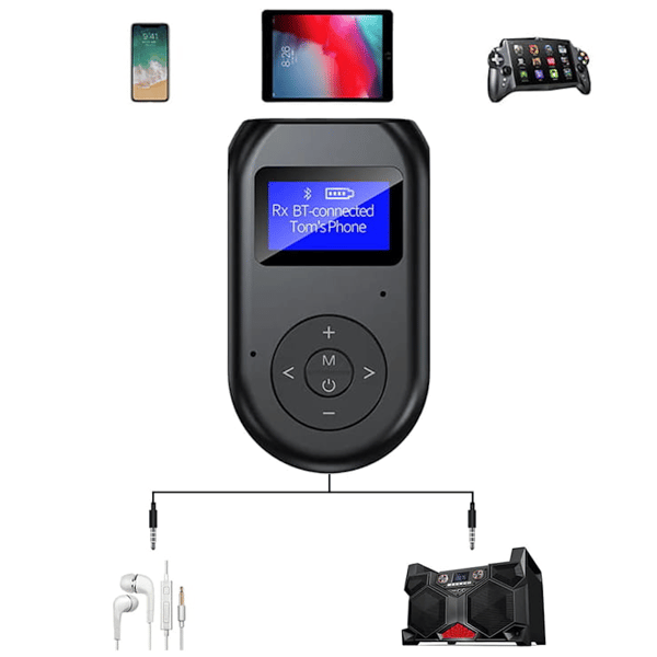Sändare Sändare Mottagare Bluetooth 5.0 AUX RCA Handsfree-set