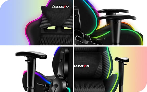 Huzaro Ranger 6.0 RGB Mesh Gamingstol för barn