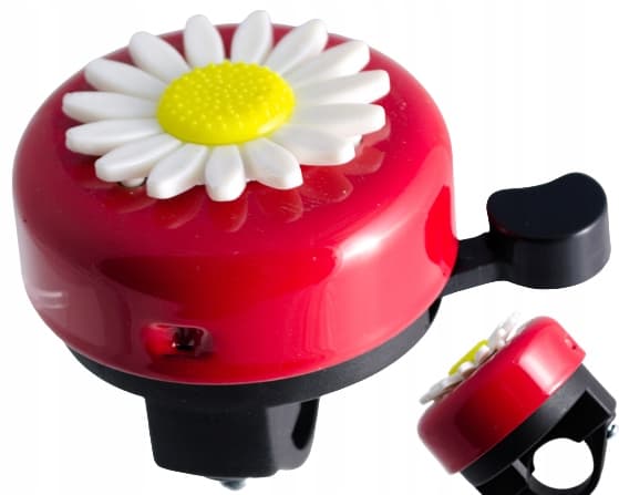 BØRNES CYKELKLOKKE, STÅLBLOMST, 55 MM