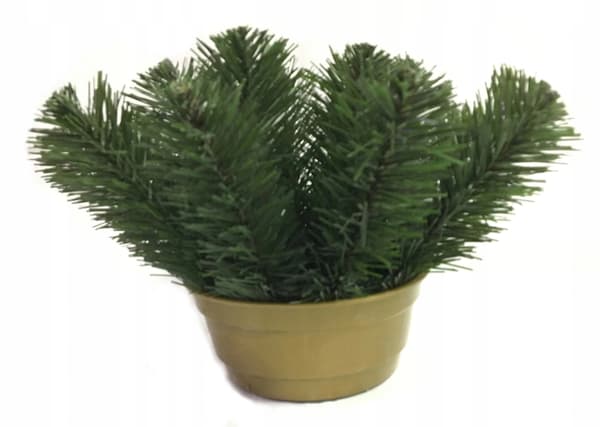 Blomkruka med översvämmad skål och viktat rörblad 15,5 cm