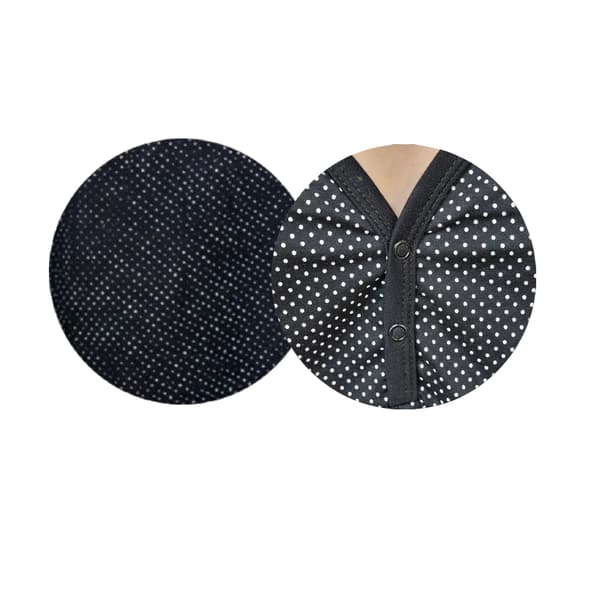Graviditetsbluse til amning 100% bomuld med stropper str 3XL prikket