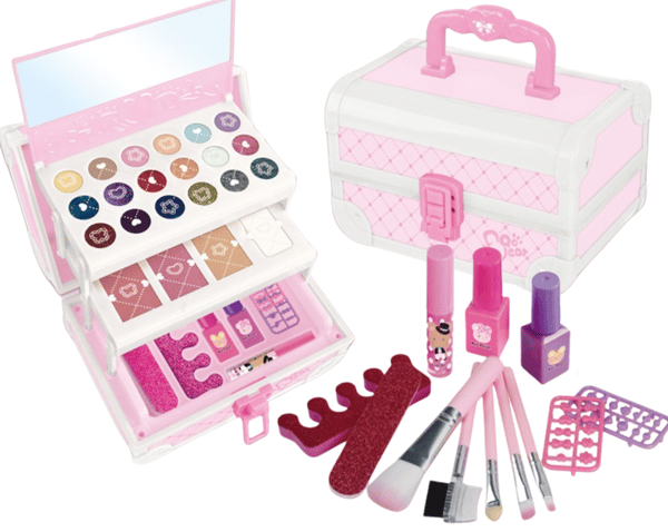 Kosmetiksæt til børn, etui, negle, makeup, makeup-tilbehør