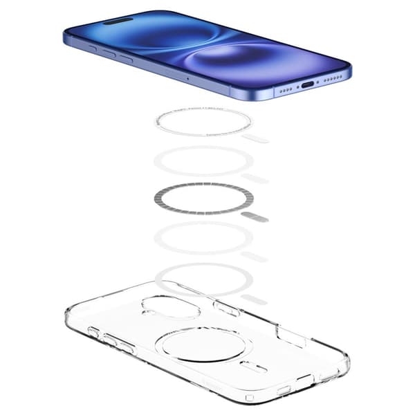 Spigen Liquid Crystal MagSafe – Skal till iPhone 16 (Klart)