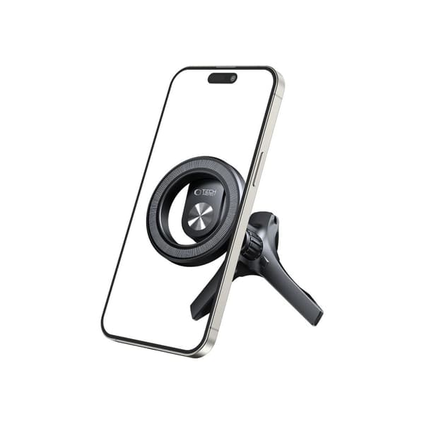 TECH-PROTECT N53 MAGNETISK MAGSAFE STABIL VENTILATIONSFÄSTE FÖR BILEN SVART
