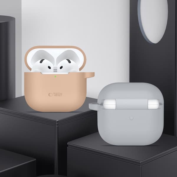 TECH-PROTECT SILIKONEKROG TIL APPLE AIRPODS 4 SORT