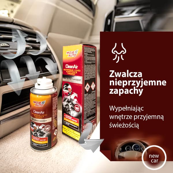 MA- CleanAir. - Luftkonditionerings- och ventilationserfriskning - New Car 150ml