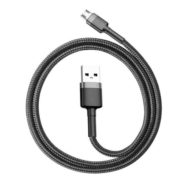 Baseus Cafule USB till Micro USB-kabel 1.5A 2m (grå-svart)
