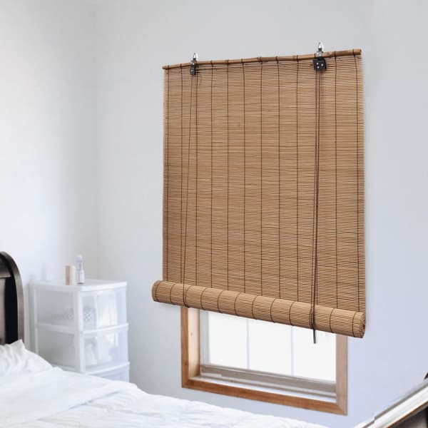 vidaXL Rullgardin i bambu, 150 x 160 cm, brun