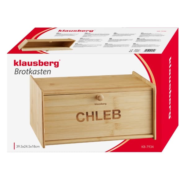 KLAUSBERG KB-7934 BAMBUSBRØDÆSKE