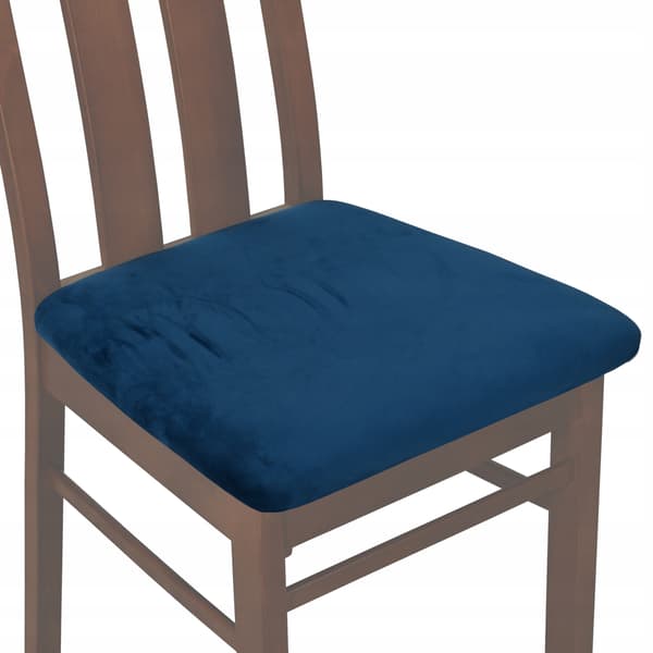 stolsätesöverdrag velour TESS mörkturkos