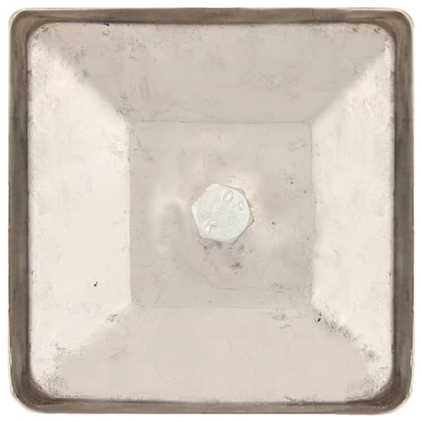 vidaXL stolpeendekapper, 6 stk., kugler, rustfrit stål, 91x91 mm