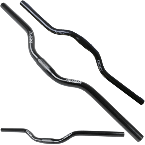 Cykelstyr ALU sort 25,4/650/40mm tilstand