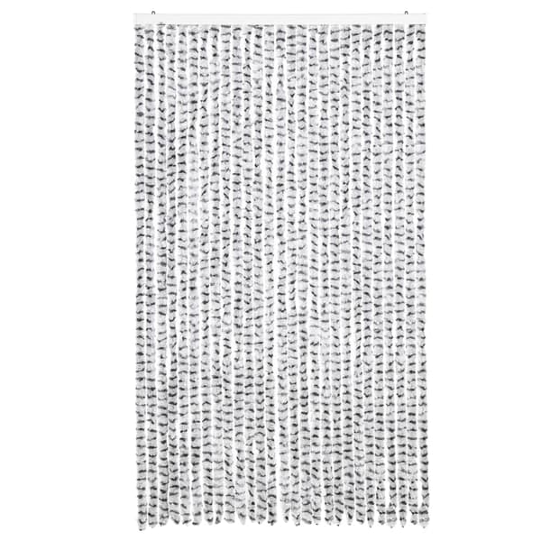 vidaXL Flugnät ljusgrå/mörkgrå 118x220 cm