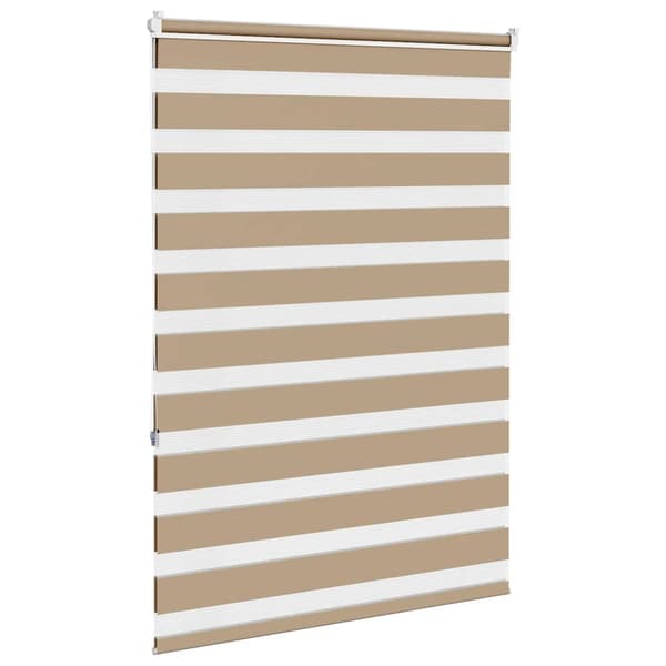 vidaXL Zebrarullgardin, 115x150 cm, Tygbredd 110,9 cm, Polyester