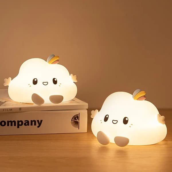 Silikone Cloud RGB LED Natlampe