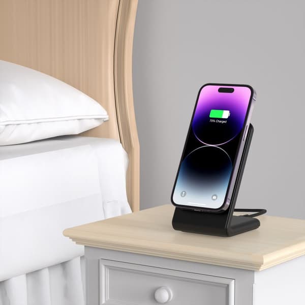 TECH-PROTECT QI15W-A38 MAGNETISK MAGSAFE TRÅDLØS OPLADDER SORT