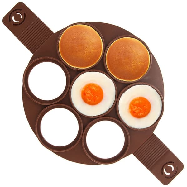 Äggform silikon brun SILLINIE 24 cm