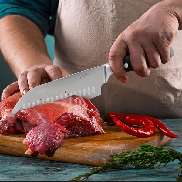 Master Santoku kniv stål 33 cm