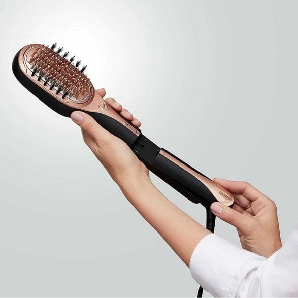 ROWENTA Hair Therapist CF9940F0 Sort og kobber hårbørste