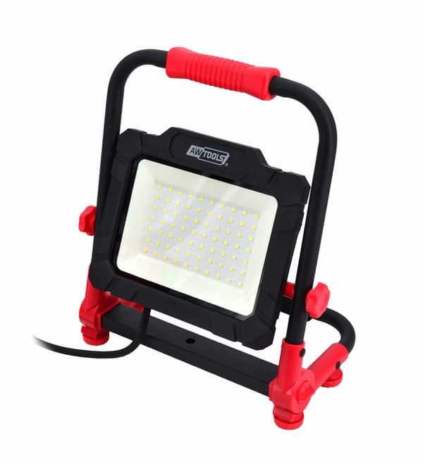 AWTOOLS SMD LED FORLYGTE BÆRBAR 50W FOLDBAR