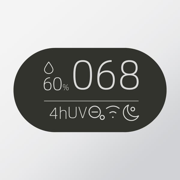 Webber AP9650 WIFI Luftrenser HEPA 13 UV Ionisator Luftfugter