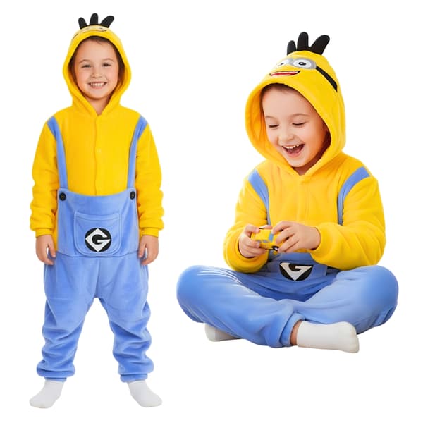 Kigurumi-pyjamas för barn Minion 95-105 cm