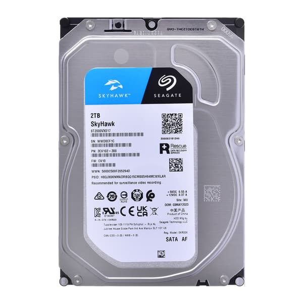 Seagate SkyHawk 2TB SATA ST2000VX017 3,5" hårddisk