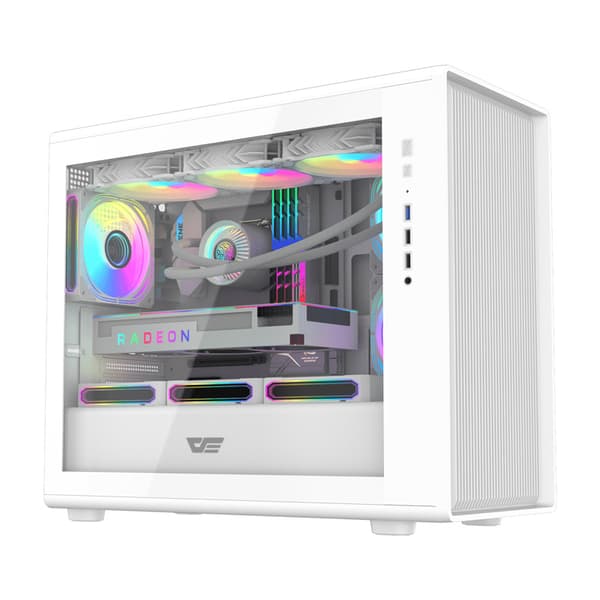 Darkflash DB460M computerkabinet (hvid)