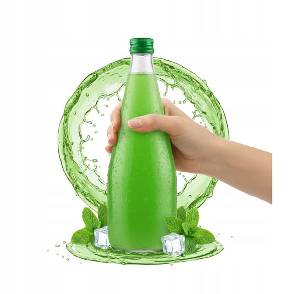 5x Dråbeflasker 700ML til juice, tinktur, vodka, glasflasker til sirup