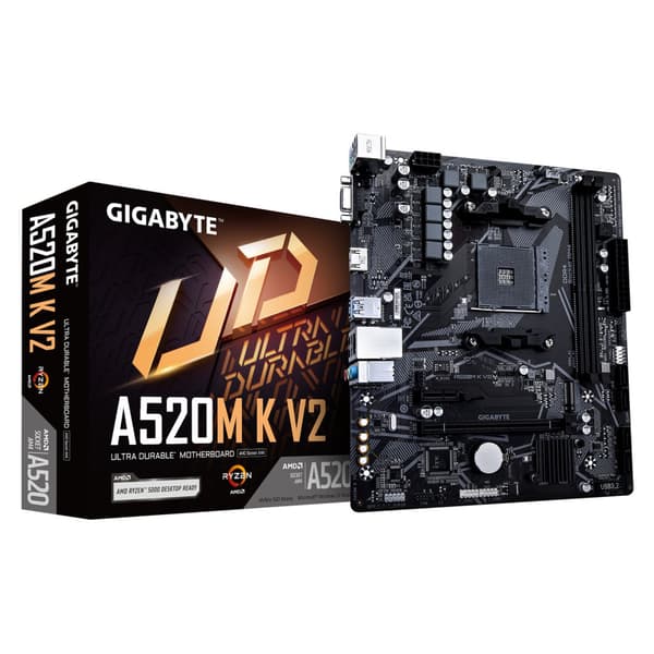 Gigabyte A520M K V2 moderkort