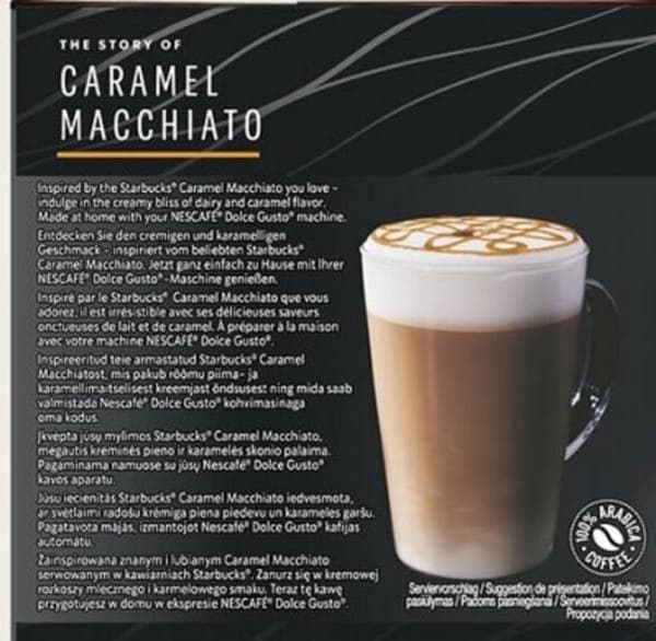 STARBUCKS CARAMEL MACCHIATO kapslar 12 st.