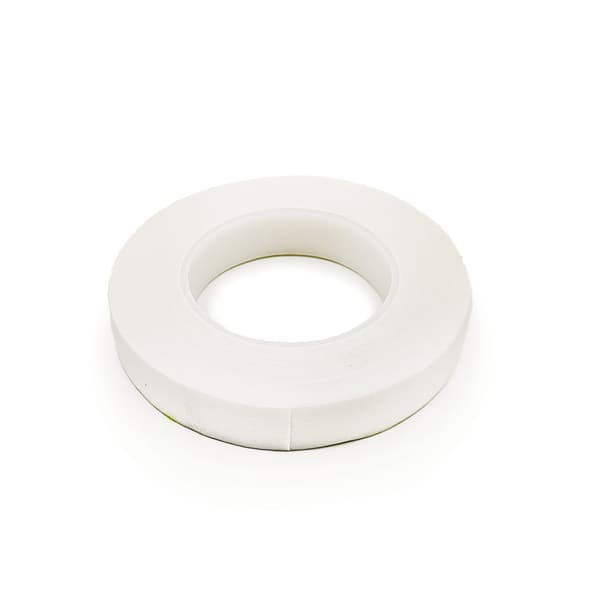 Blommig maskeringstejp - smal vit