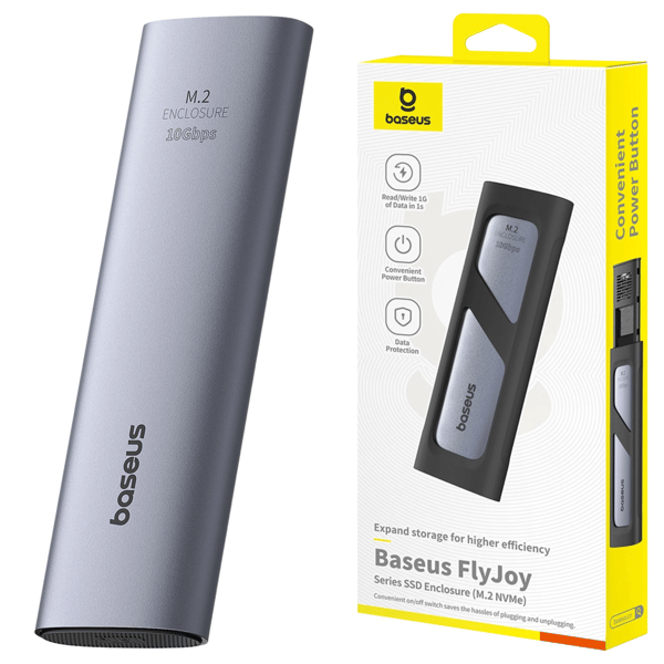 Baseus FlyJoy SSD-kotelo (harmaa)