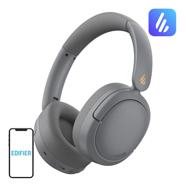 Edifier W800BT Pro langattomat kuulokkeet, ANC (harmaa)