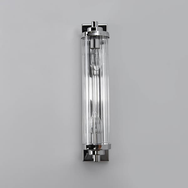 VÆGLAMPE LORENZO 2 E14 TRANSPARENT LYS PRESTIGE LP-2960/1W CH