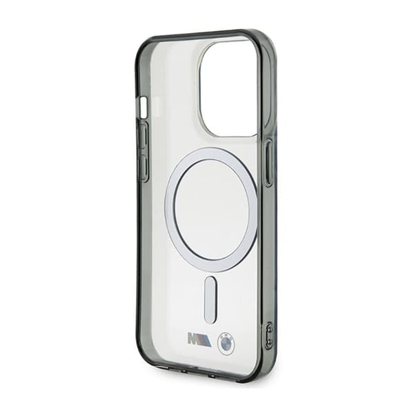 BMW Silver Ring MagSafe - iPhone 14 Pro -kotelo (kirkas)