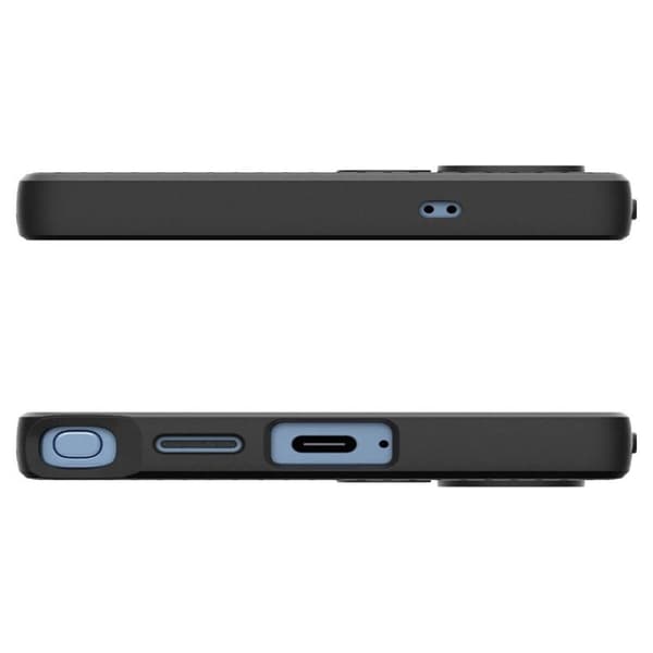 Spigen Liquid Air - Etui til Samsung Galaxy S25 Ultra (Mat Sort)