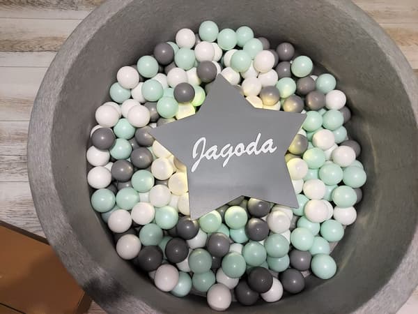 Batteridrevet LED-stjerne-natlampe med navn