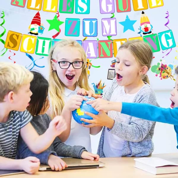 BALLONDEKORATIONER TIL SKOLEBEGYNDELSEN
