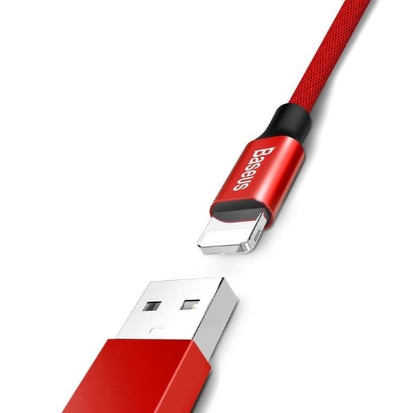 Baseus Yiven Lightning 1.8m 2A -kaapeli (punainen)