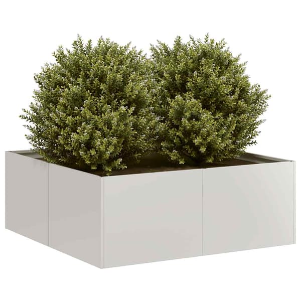 vidaXL urtepotte 80x80x30 cm rustfrit stål