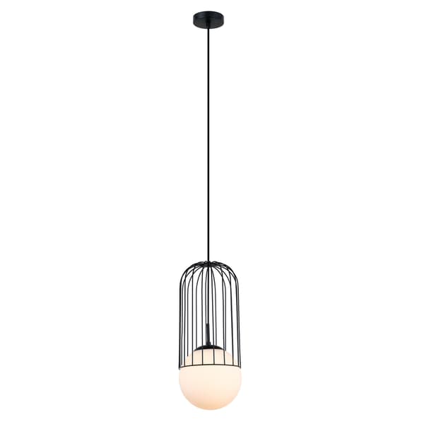 HÆNGELAMPE MATTY 1 E27 SORT ITALUX MDM-3940/1 BK