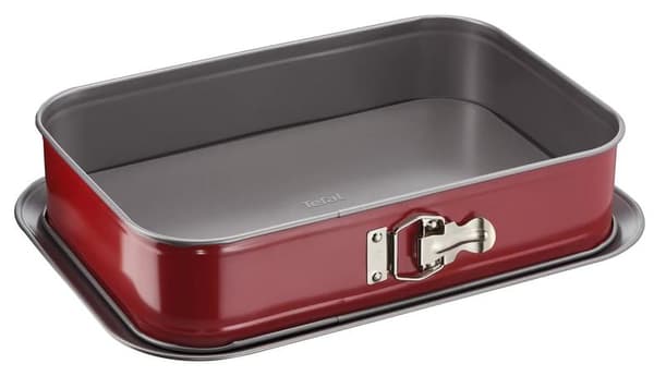 TEFAL DeliBake Rektangulær Kageform 36x24cm Rød J1640574
